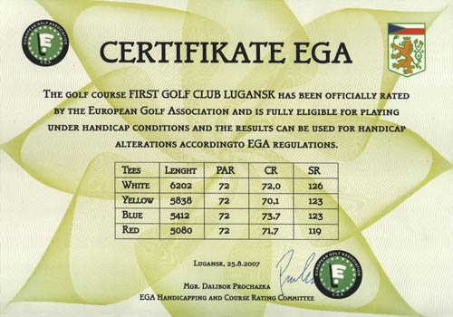 Сертификат EGA